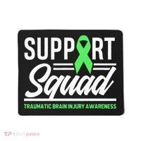Support TBI Support Squad Traumatic Brain Injury Awareness Mousepad thumb 0