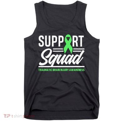 Support TBI Support Squad Traumatic Brain Injury Awareness Tank Top