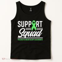 Support TBI Support Squad Traumatic Brain Injury Awareness Tank Top thumb 2