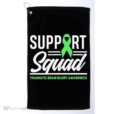 Support TBI Support Squad Traumatic Brain Injury Awareness Golf Towel