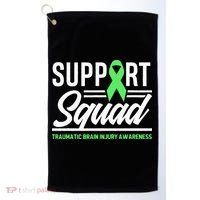 Support TBI Support Squad Traumatic Brain Injury Awareness Golf Towel thumb 0