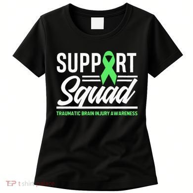 Support TBI Support Squad Traumatic Brain Injury Awareness Women's T-Shirt
