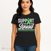 Support TBI Support Squad Traumatic Brain Injury Awareness Women's T-Shirt thumb 4