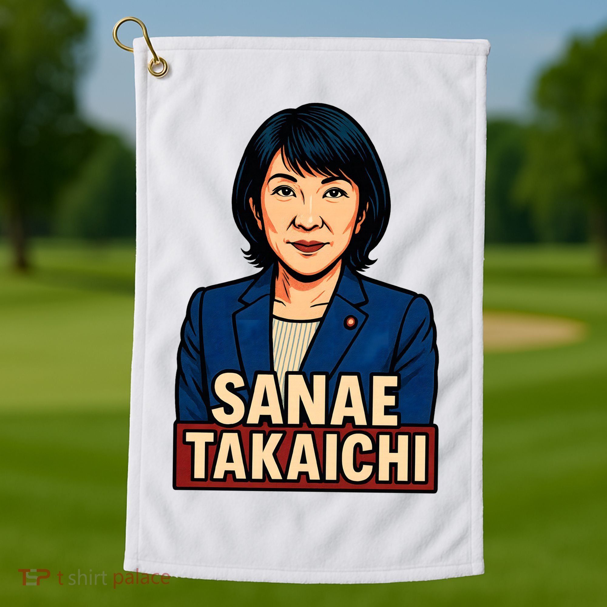 Sanae Takaichi Golf Towel