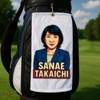 Sanae Takaichi Golf Towel thumb 2