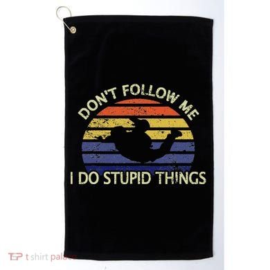 Skydiving Tandem Skydive Skydiver Golf Towel