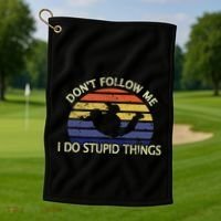 Skydiving Tandem Skydive Skydiver Golf Towel thumb 1