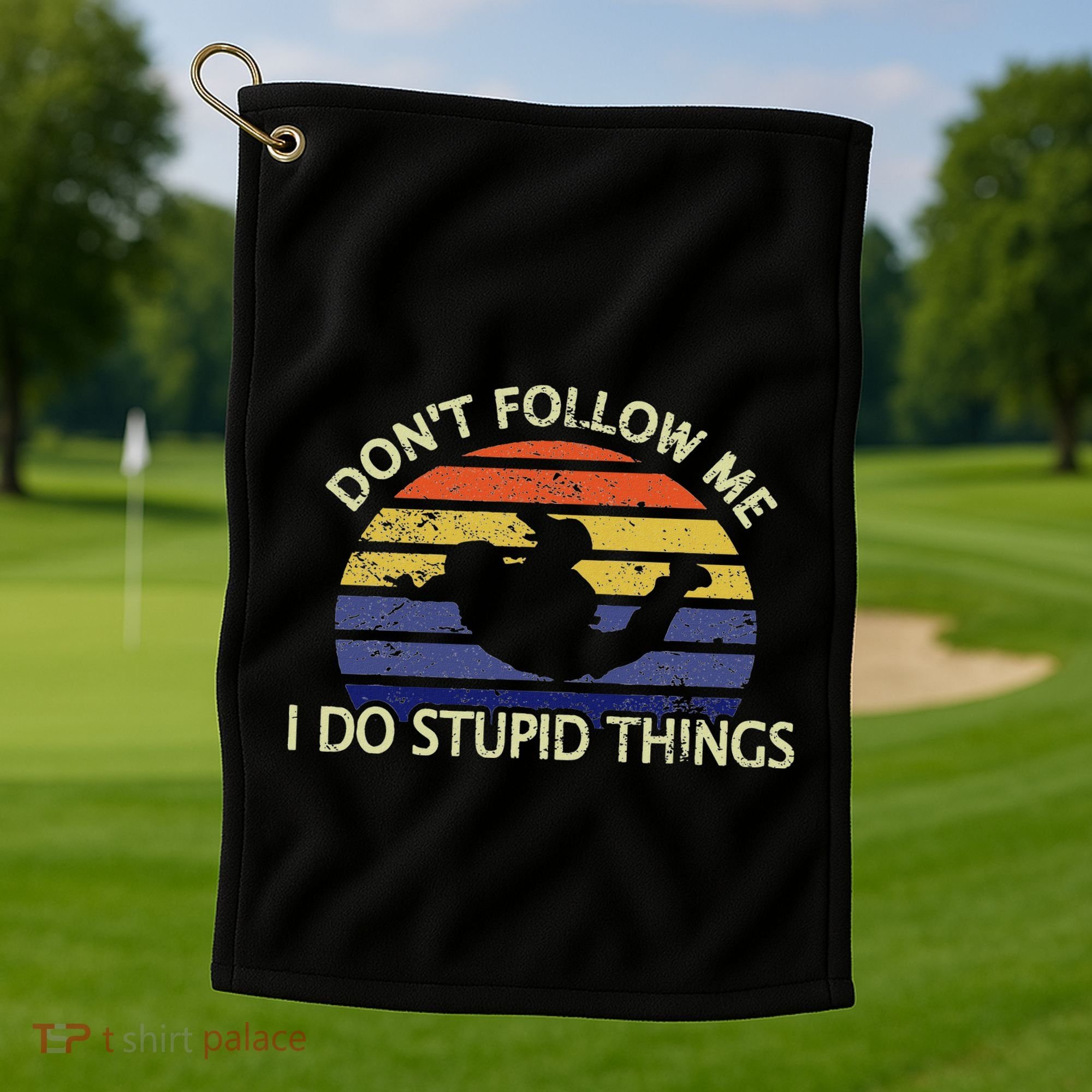 Skydiving Tandem Skydive Skydiver Golf Towel