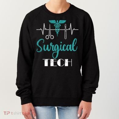 Scrub Tech Surgical Tech Week Technologist Technicians Ekg Cool Gift Women's Sweatshirt