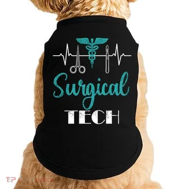 Scrub Tech Surgical Tech Week Technologist Technicians Ekg Cool Gift Doggie Tank