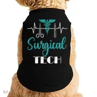 Scrub Tech Surgical Tech Week Technologist Technicians Ekg Cool Gift Doggie Tank thumb 0
