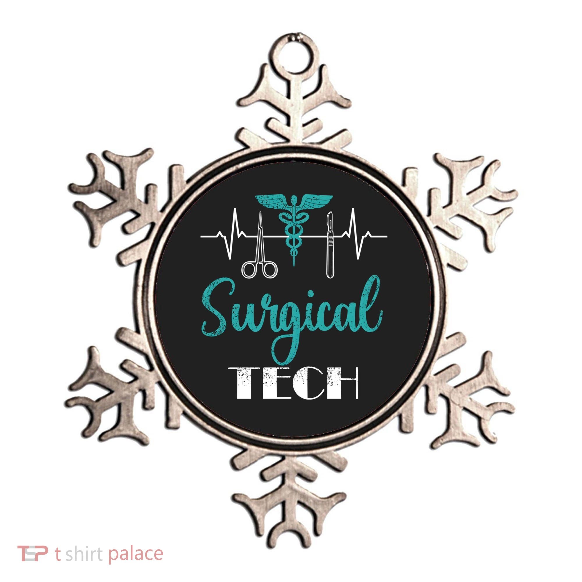 Scrub Tech Surgical Tech Week Technologist Technicians Ekg Cool Gift Ornament