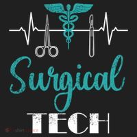 Scrub Tech Surgical Tech Week Technologist Technicians Ekg Cool Gift Golf Towel thumb 3
