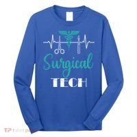 Scrub Tech Surgical Tech Week Technologist Technicians Ekg Cool Gift Long Sleeve Shirt thumb 0