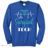Scrub Tech Surgical Tech Week Technologist Technicians Ekg Cool Gift Sweatshirt thumb 0