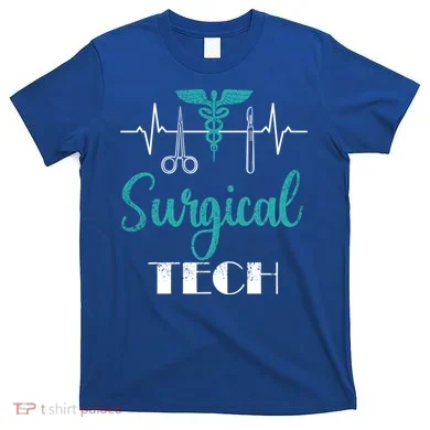 Scrub Tech Surgical Tech Week Technologist Technicians Ekg Cool Gift T-Shirt