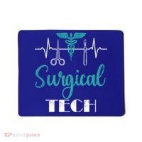 Scrub Tech Surgical Tech Week Technologist Technicians Ekg Cool Gift Mousepad thumb 0
