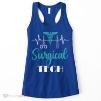 Scrub Tech Surgical Tech Week Technologist Technicians Ekg Cool Gift Women's Tank Top thumb 0