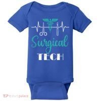 Scrub Tech Surgical Tech Week Technologist Technicians Ekg Cool Gift Baby Bodysuit thumb 0