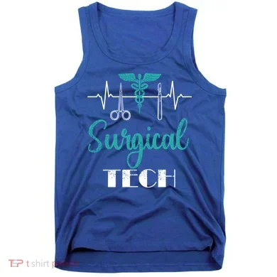 Scrub Tech Surgical Tech Week Technologist Technicians Ekg Cool Gift Tank Top