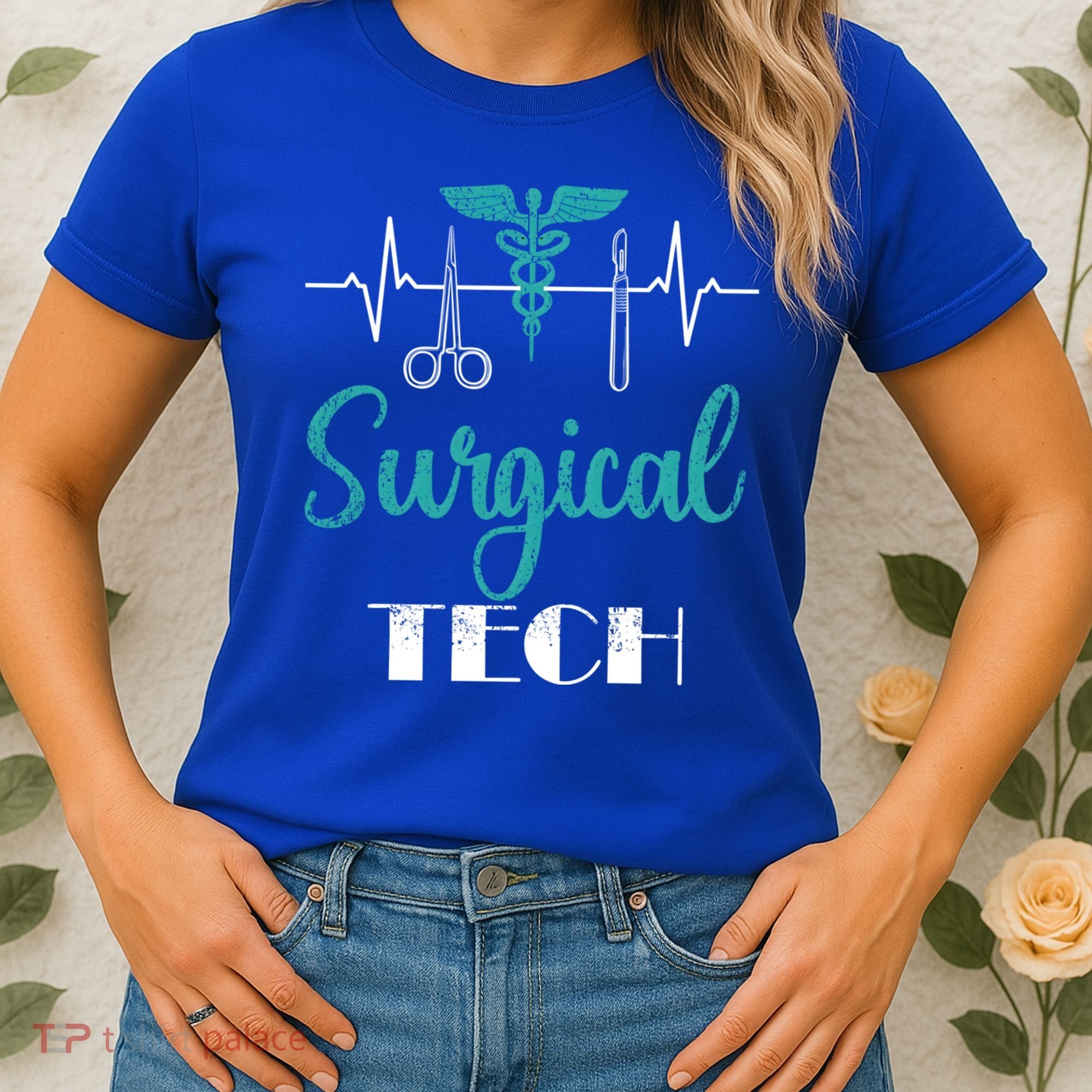 Scrub Tech Surgical Tech Week Technologist Technicians Ekg Cool Gift Women's T-Shirt