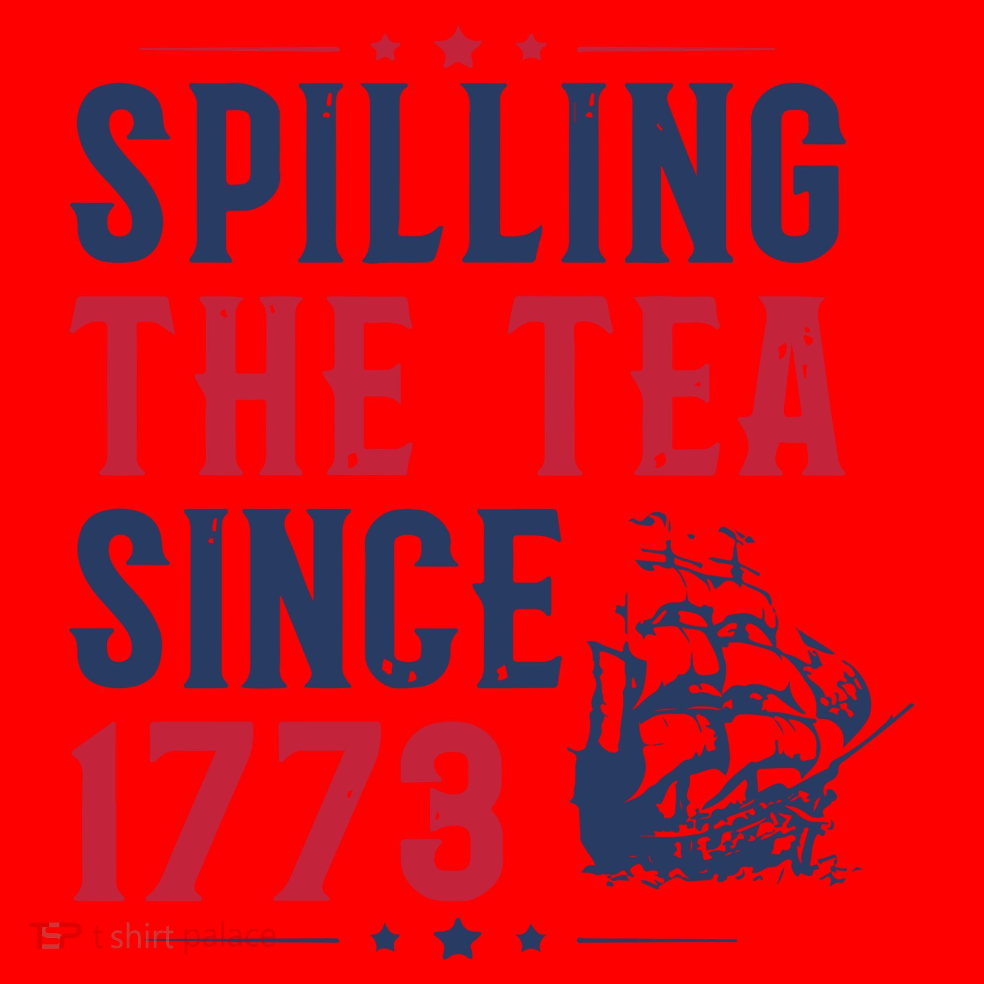 Spilling The Tea Since 1773 History Teacher Gift Funny History Teacher Santa Hat