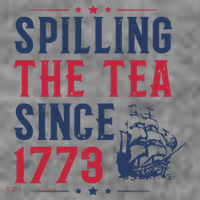 Spilling The Tea Since 1773 History Teacher Gift Funny History Teacher Toddler Hoodie thumb 2