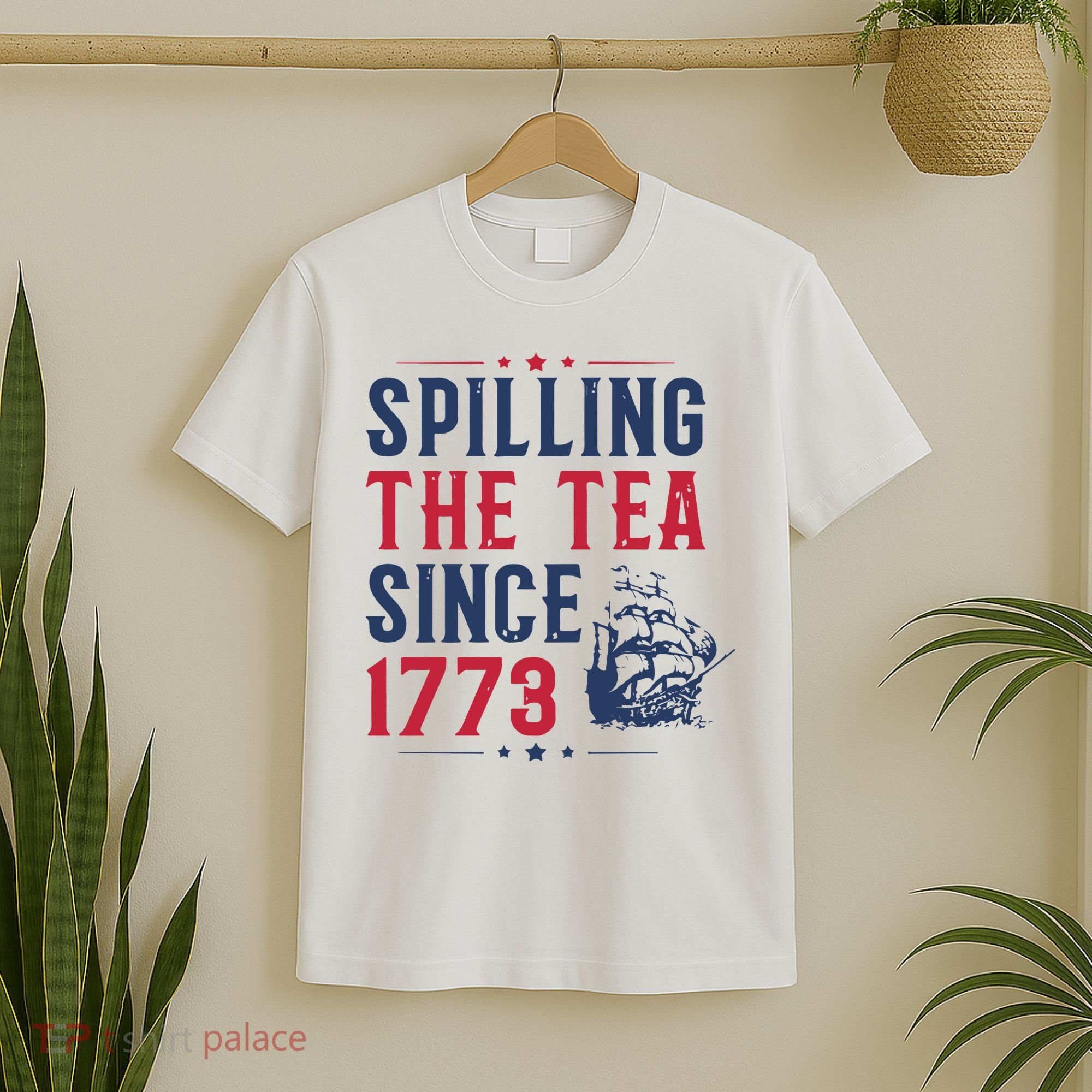 Spilling The Tea Since 1773 History Teacher Gift Funny History Teacher T-Shirt