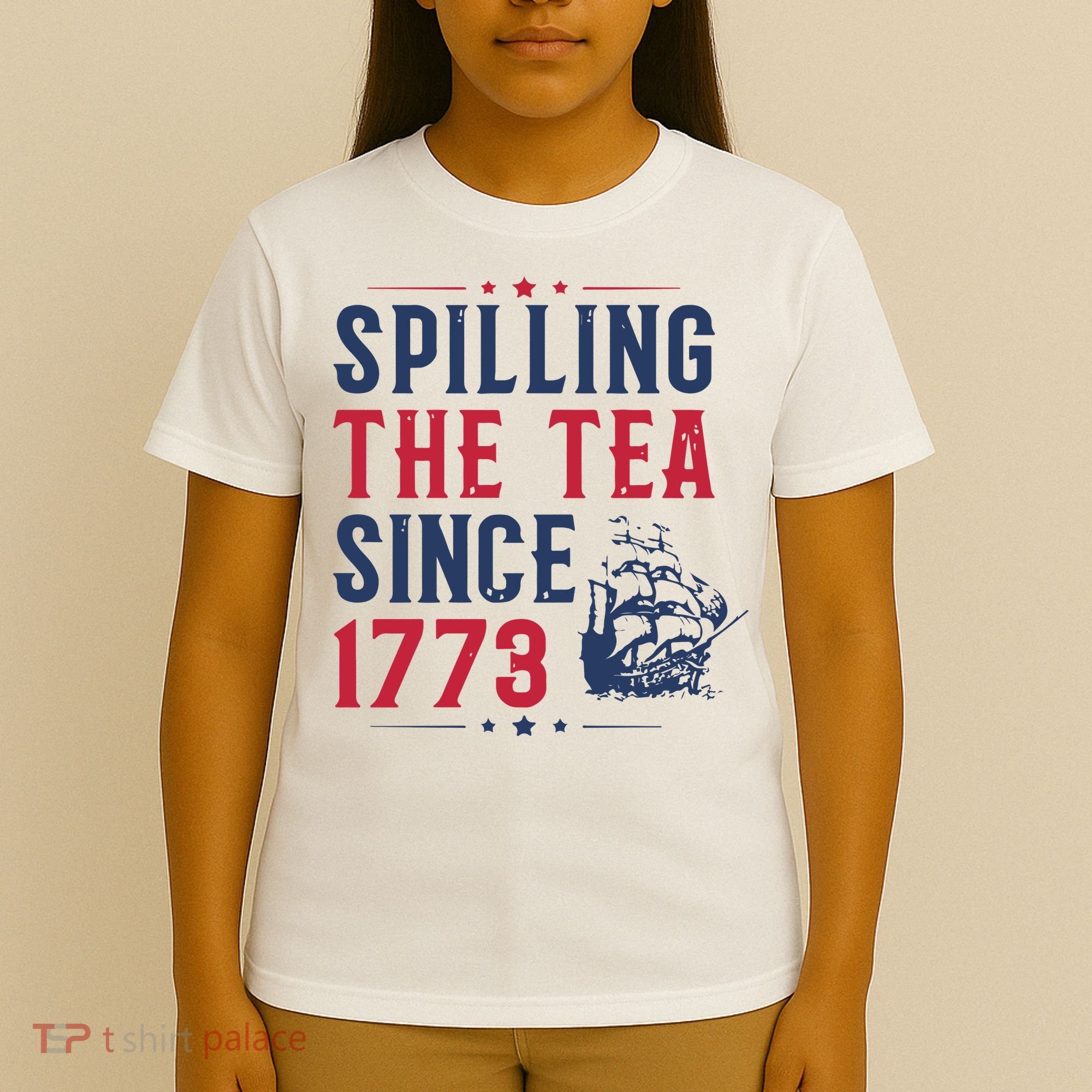 Spilling The Tea Since 1773 History Teacher Gift Funny History Teacher T-Shirt