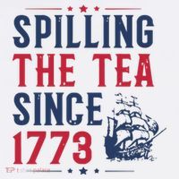 Spilling The Tea Since 1773 History Teacher Gift Funny History Teacher Women's Hoodie thumb 2