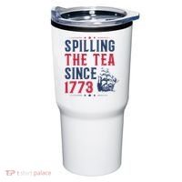 Spilling The Tea Since 1773 History Teacher Gift Funny History Teacher Tumbler thumb 0