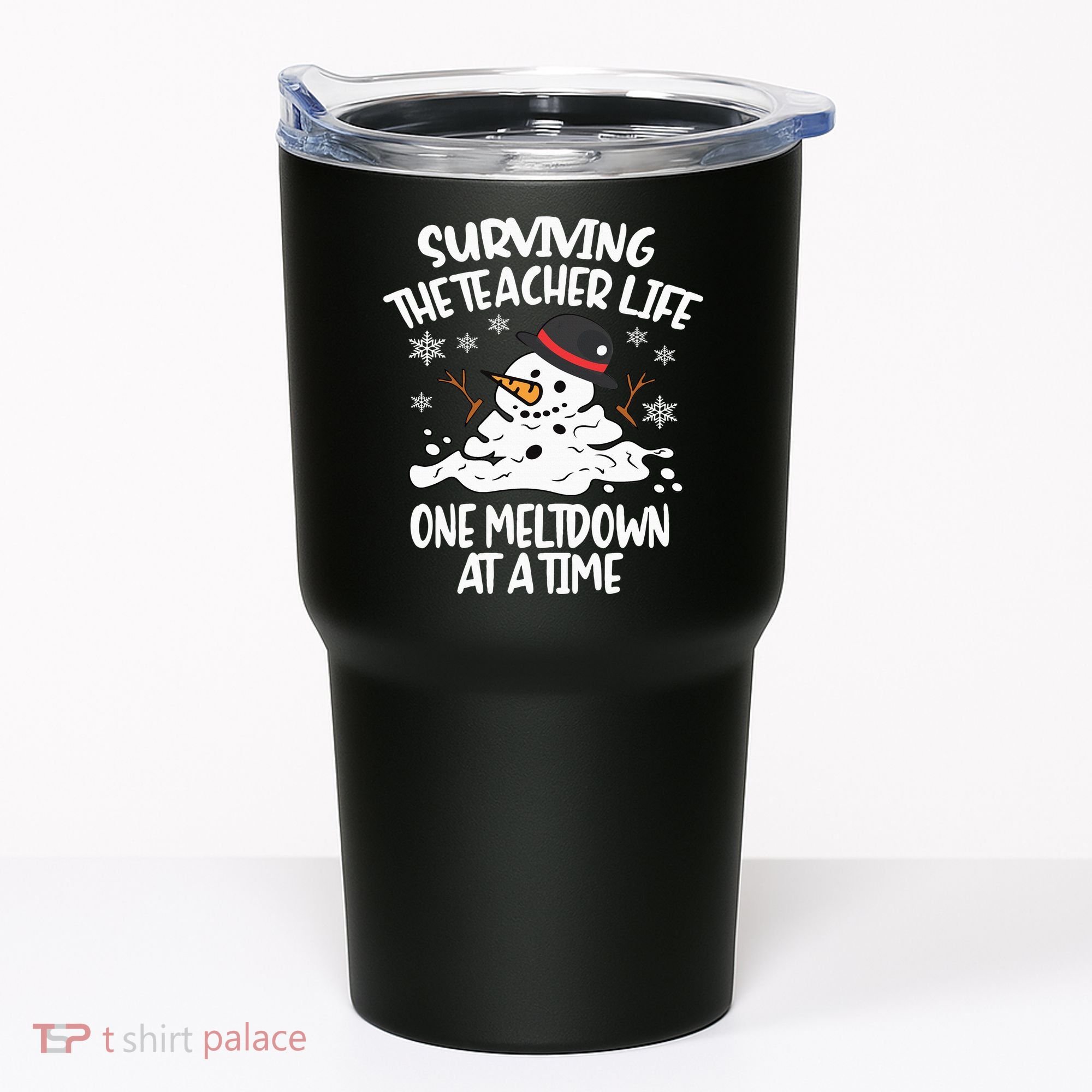 Surviving The Teacher Life One Meltdown At A Time Christmas Tumbler