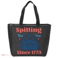 Spilling The Tea Since 1773 Tote Bag thumb 0