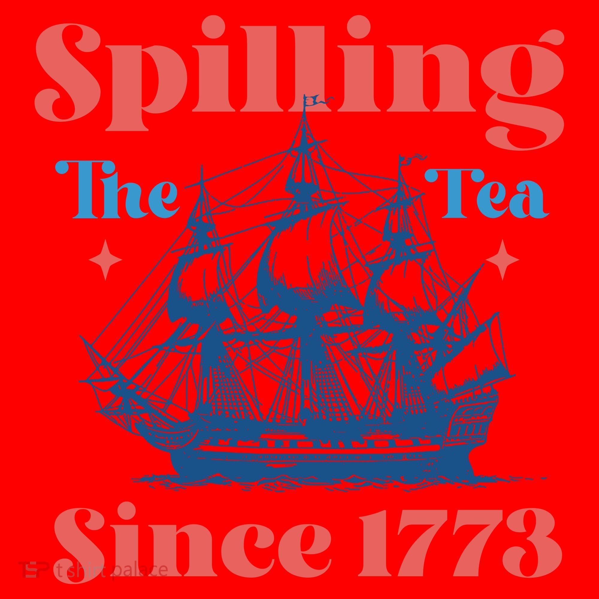 Spilling The Tea Since 1773 Santa Hat