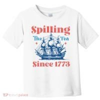 Spilling The Tea Since 1773 Toddler T-Shirt thumb 0