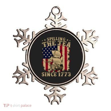 Spilling The Tea Since 1773 Vintage Us History Teacher Ornament