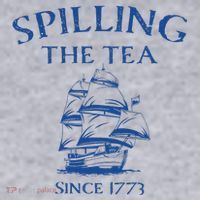 Spilling The Tea Since 1773 4th Of July Women's Sweatshirt thumb 2