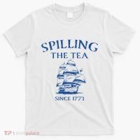 Spilling The Tea Since 1773 4th Of July T-Shirt thumb 0