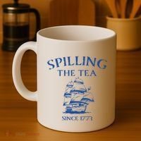 Spilling The Tea Since 1773 4th Of July Coffee Mug thumb 4