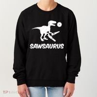 Sawsaurus TRex Tyrannosaurus Rex Funny Women's Sweatshirt thumb 0