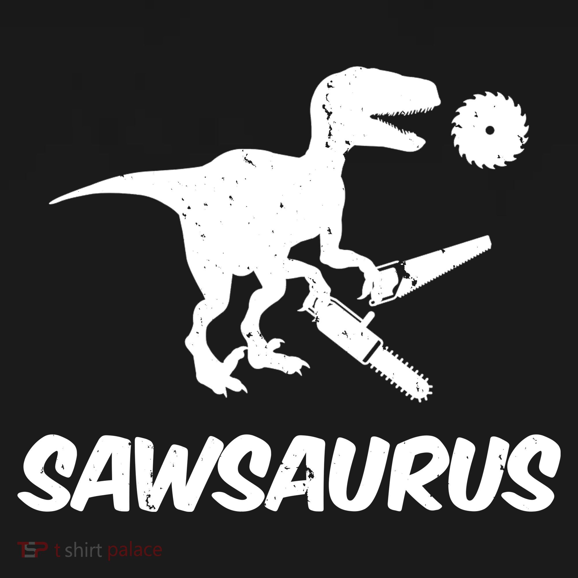 Sawsaurus TRex Tyrannosaurus Rex Funny Apron