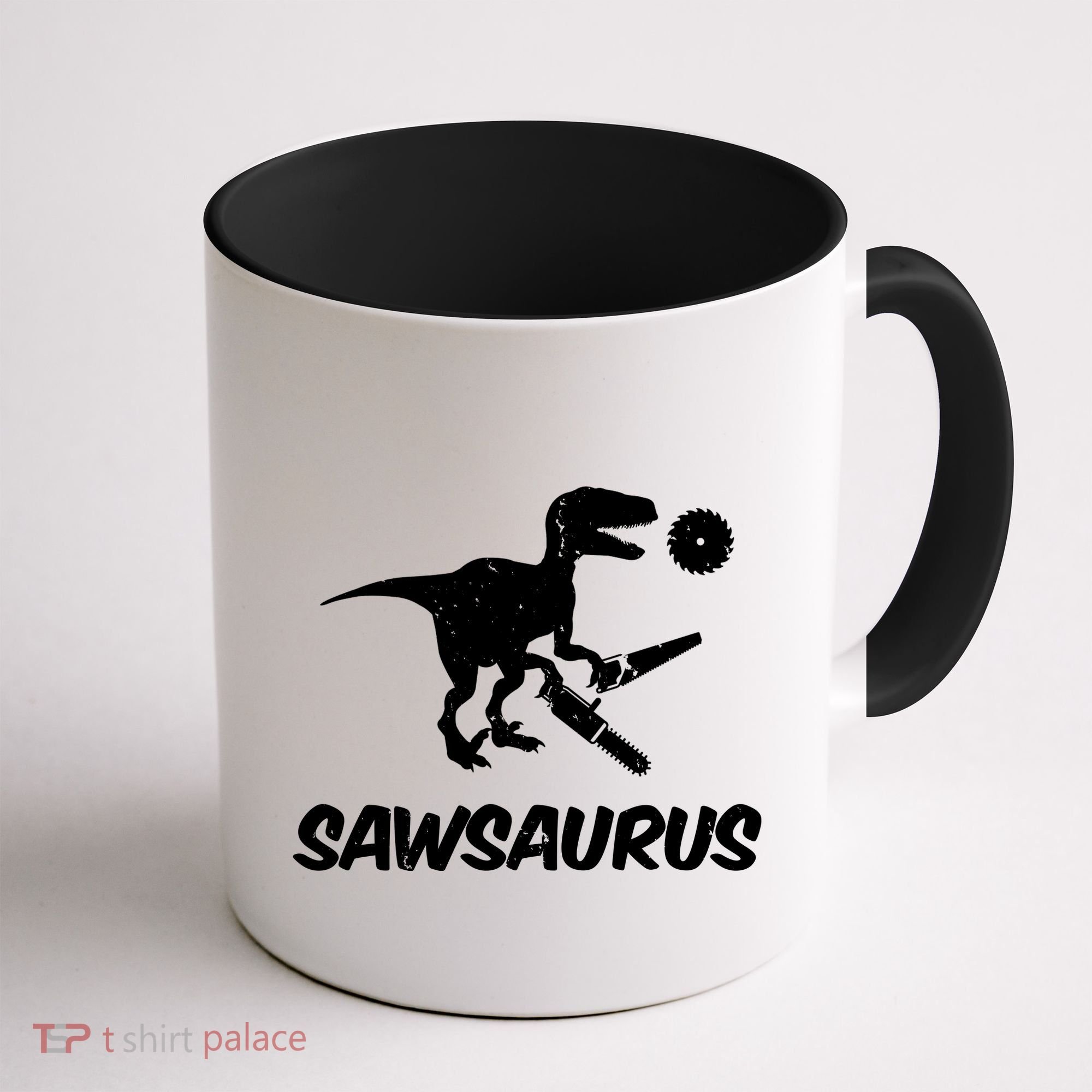Sawsaurus TRex Tyrannosaurus Rex Funny Coffee Mug
