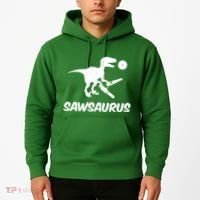 Sawsaurus TRex Tyrannosaurus Rex Funny Hoodie thumb 2