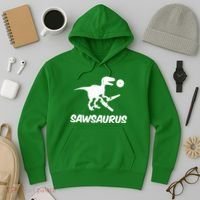 Sawsaurus TRex Tyrannosaurus Rex Funny Hoodie thumb 3
