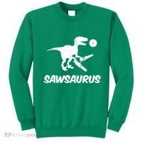 Sawsaurus TRex Tyrannosaurus Rex Funny Sweatshirt thumb 0