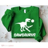 Sawsaurus TRex Tyrannosaurus Rex Funny Sweatshirt thumb 2
