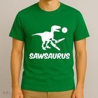 Sawsaurus TRex Tyrannosaurus Rex Funny T-Shirt thumb 3