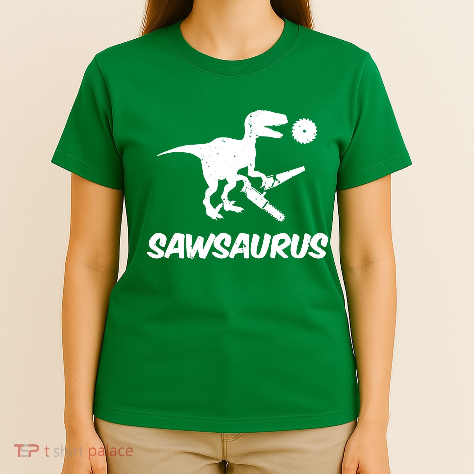 Sawsaurus TRex Tyrannosaurus Rex Funny T-Shirt
