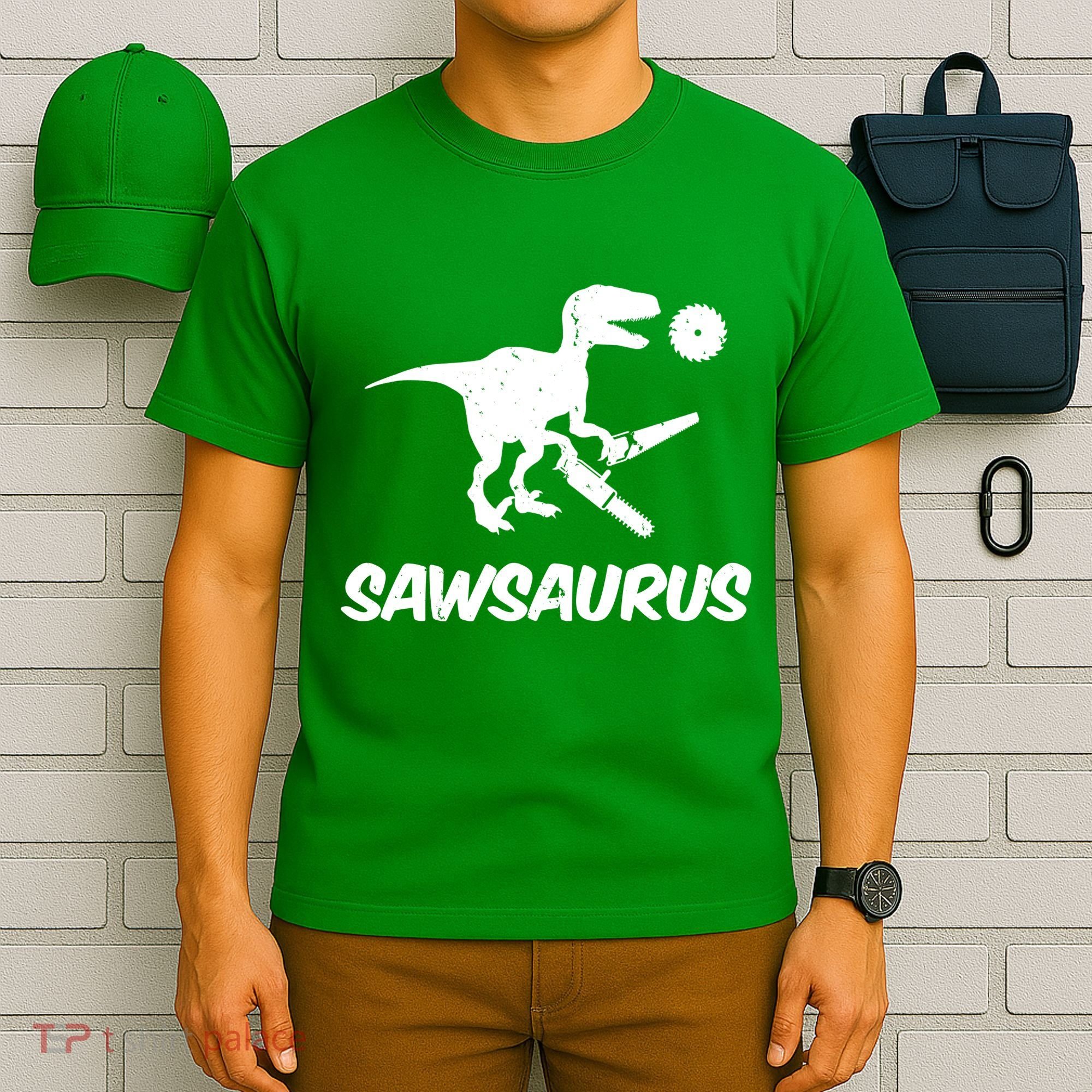 Sawsaurus TRex Tyrannosaurus Rex Funny T-Shirt