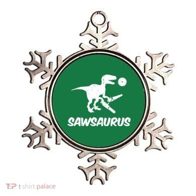 Sawsaurus TRex Tyrannosaurus Rex Funny Ornament